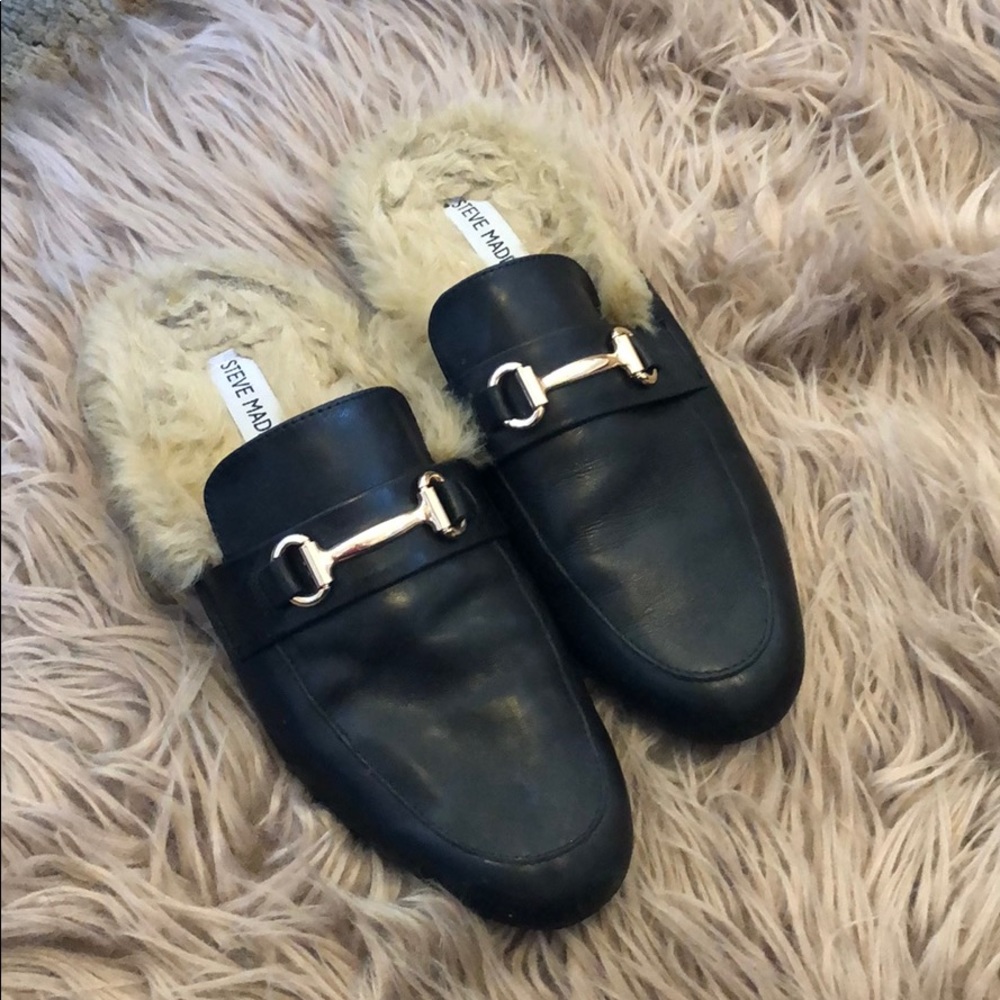 Steve Madden Fur Lined Mules